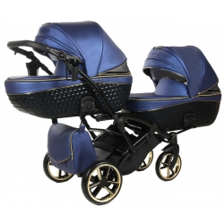 Wózek bliźniaczy typu tandem YUKON GT DUO fotelik